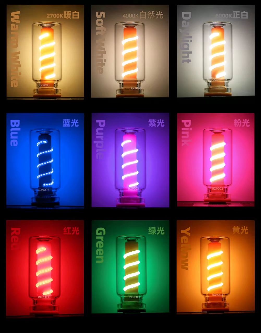 USB Touch-Controlled LED Atmosphere Light Bulb for Bedroom Decoration